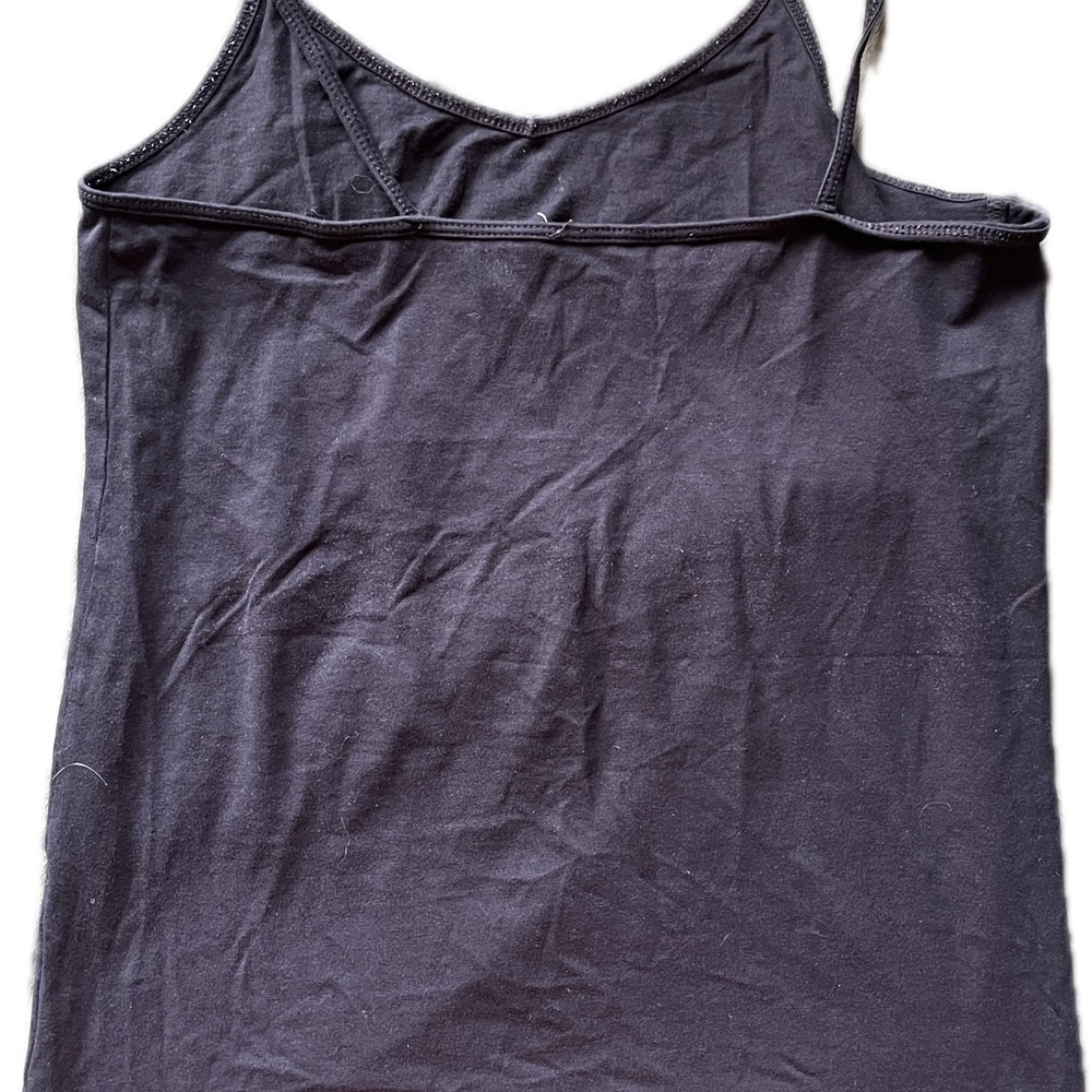 FOREVER 21 BLACK SPAGHETTI TOP